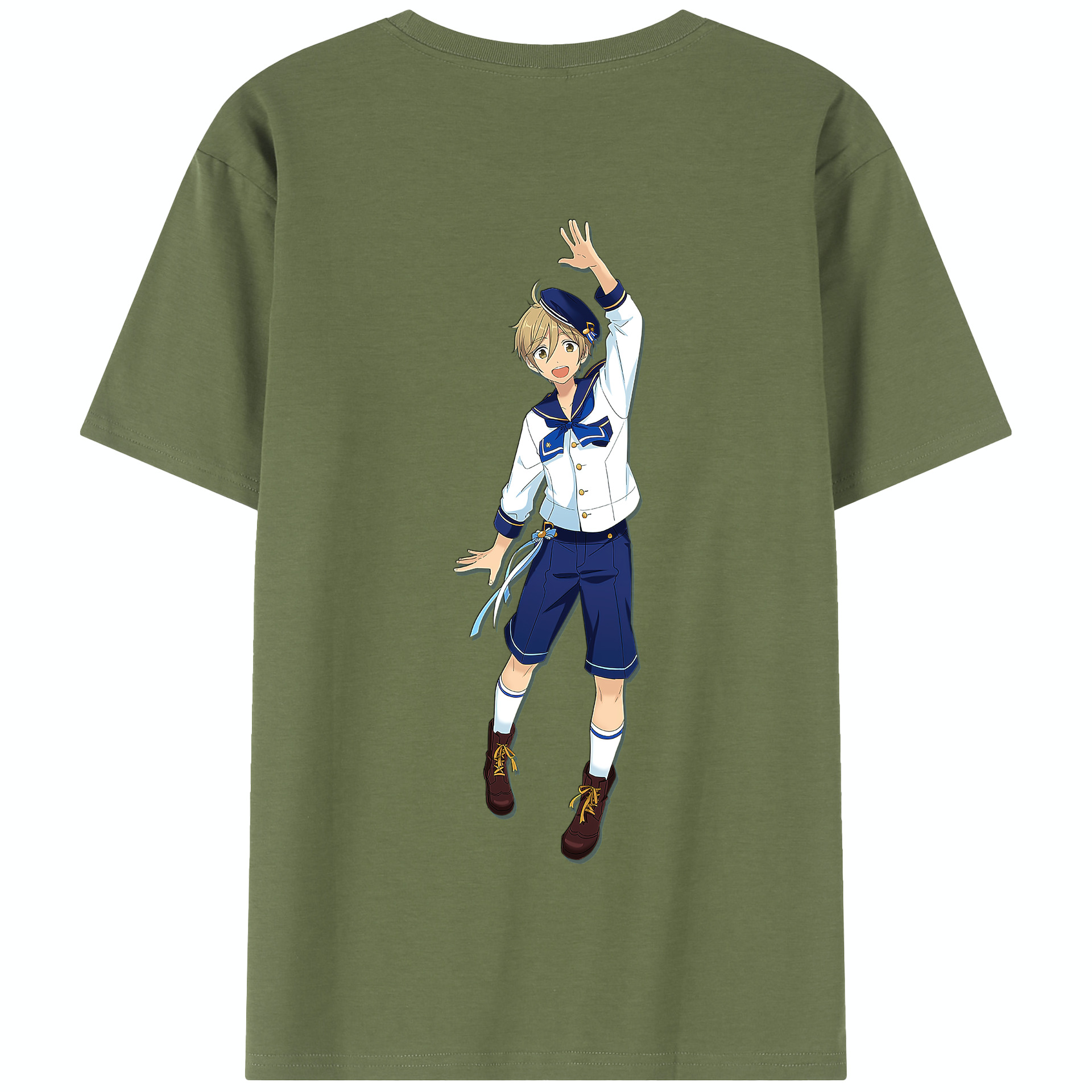 （画像用） あんさんぶるスターズ! Ensemble Stars 綿100％半袖Tシャツ（背面プリント）